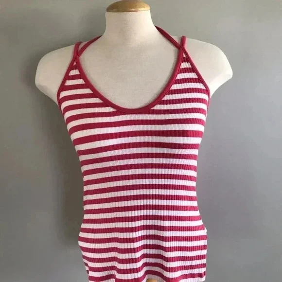 BP Striped Ribbed Strappy  Tank - Picture 5 of 9